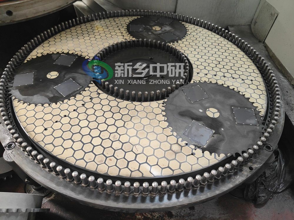 雙端面研磨機(jī)0.3mm黑色氧化鋁片研磨拋光